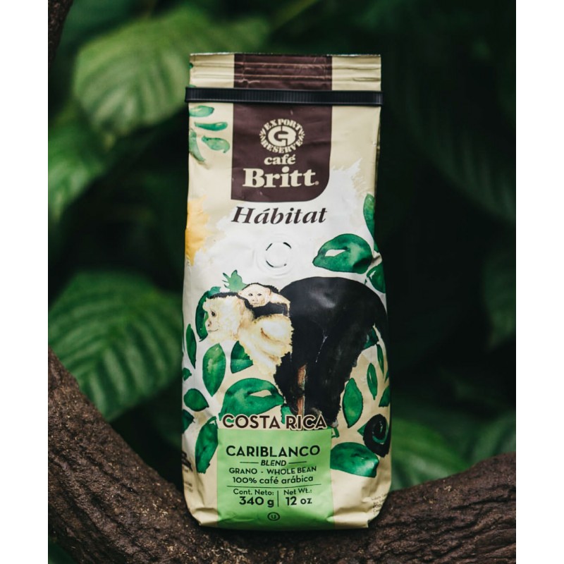 Café Britt® — Costa Rican Habitat kafijas komplekts (12 oz.) (3 iepakojumi) (Sloth, Lapa & Cariblanco) — kafijas pupiņas, arabikas kafija, košers, bez lipekļa, gardēdis un vidēji gaišs un tumšs grauzdējums